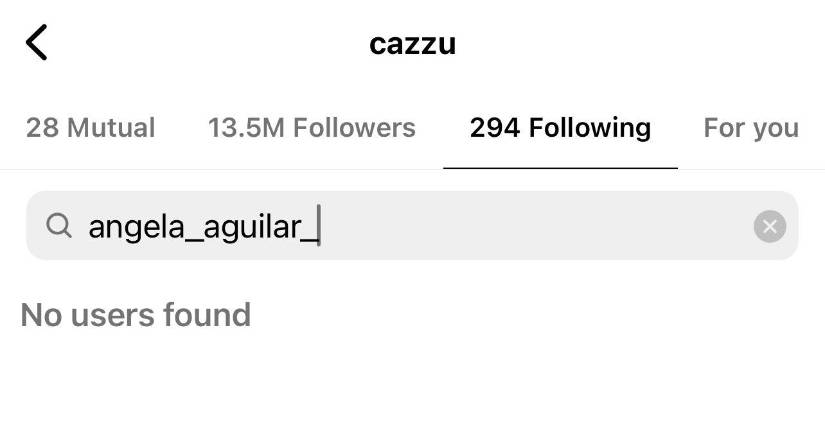 Cazzu deja de seguir a Ángela Aguilar