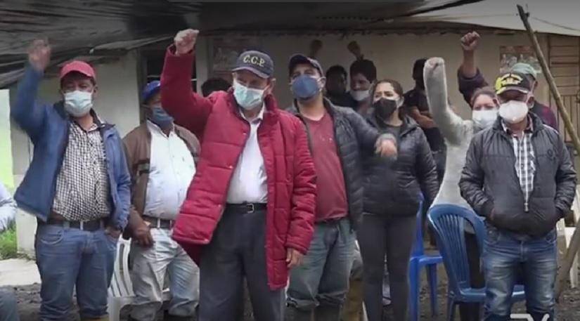 Habitantes de parroquia Buenos Aires ponen resistencia contra minería