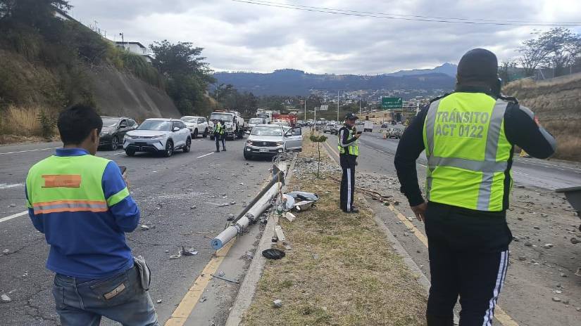 Siniestro de tránsito en la Ruta Viva.