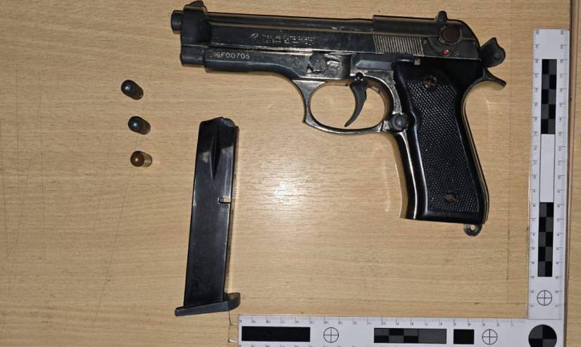 Arma que presuntamente usaron los involucrados.