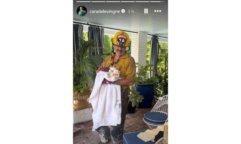 La actriz Cara Delevingne reacciona al voraz incendio que destruyó su casa en Los Ángeles