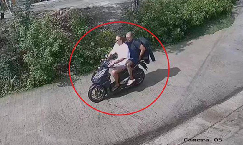 Edwin Arrieta y Daniel Sancho captados juntos en Tailandia.