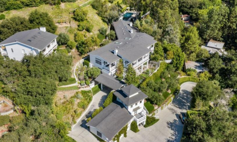 Imagen de la mansión de Calvin Harris ubicada en Beverly Hills, Los Ángeles.