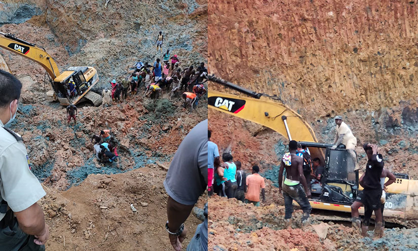 Terminan operaciones de rescate en mina ilegal de Esmeraldas