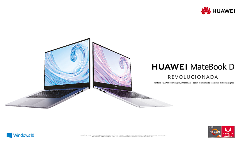 Matebook D14 y D15 de Huawei, las laptops perfectas