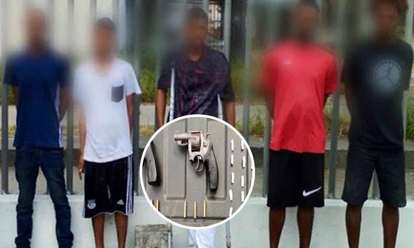Cinco supuestos integrantes de la banda Los Tiguerones fueron capturados en Guayaquil