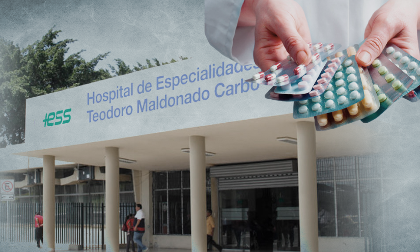 Persiste la falta de medicamentos en dos hospitales del IESS en Guayaquil
