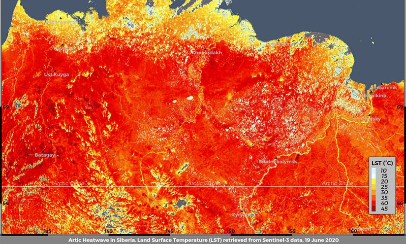 Ola de calor en Ártico siberiano alarma a los científicos