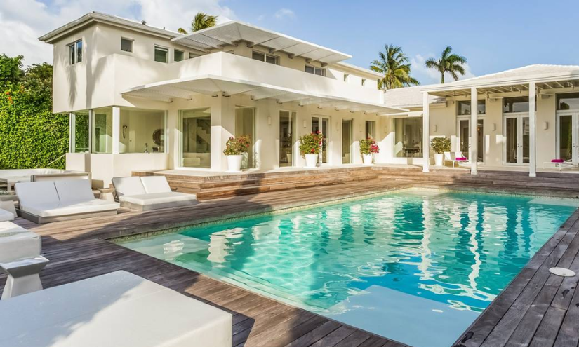 Actual residencia de Shakira y sus hijos, ubicada en Miami Beach.