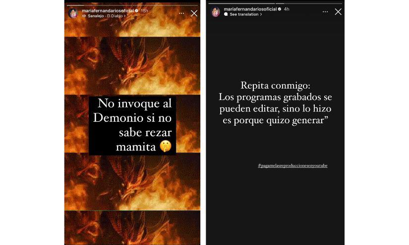 Después del TikTok de la artista, la diseñadora se pronunció en sus historias de Instagram