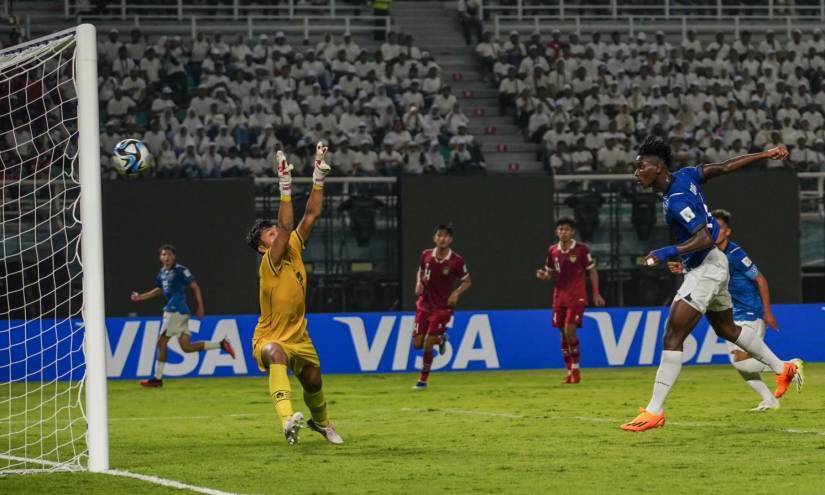 Allen Obando anotó su primer y único gol del torneo ante Indonesia.