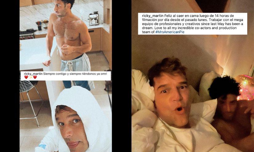 Las últimas fotografías compartidas por Ricky donde se muestra con su pareja