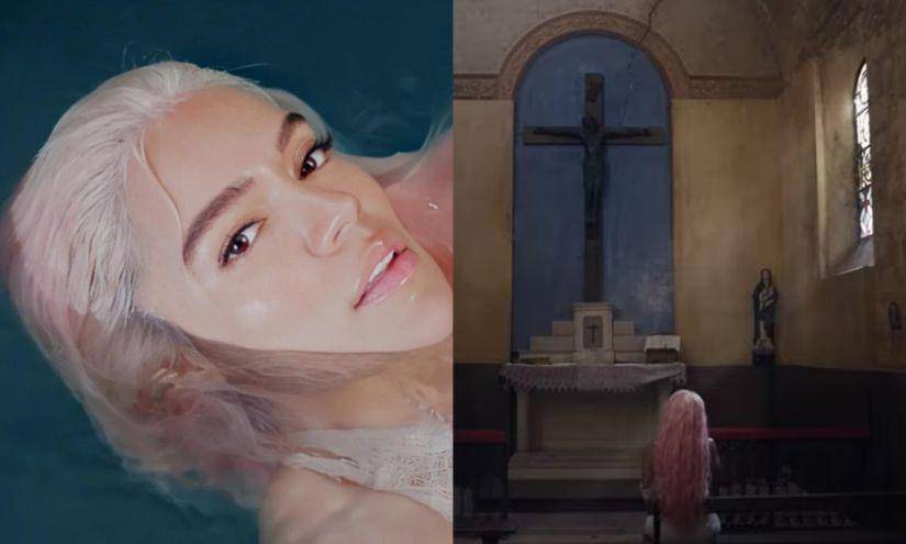 Karol mostró escenas religiosas en su videoclip S91