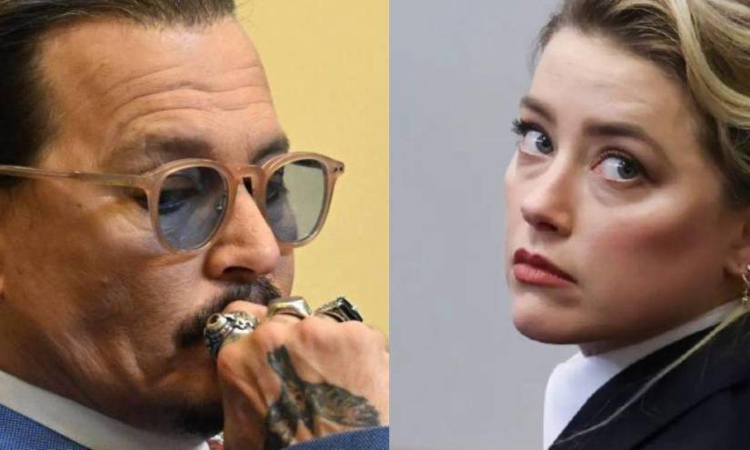 Imágenes de archivo que datan al pasado juicio entre Johnny Depp y Amber Heard.