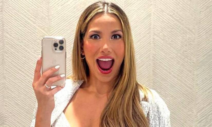 Alejandra Jaramillo en la preparación de la despedida de soltera de Lele Pons.