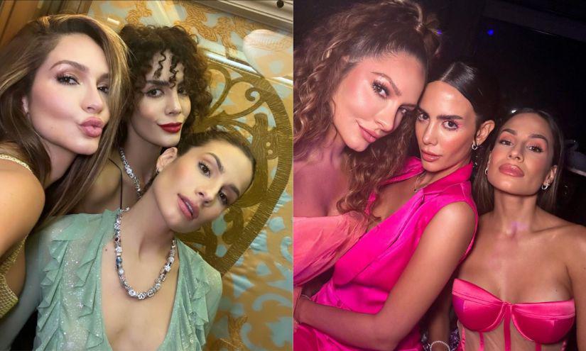 Kimberly Reyes, Mare Cevallos y Joselyn Gallardo en distintos eventos