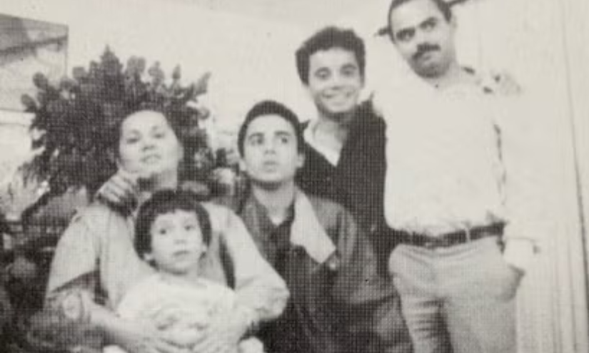 Griselda Blanco con sus hijos Michael, Osvaldo, Uber y Dixon.