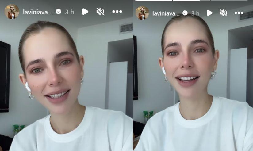 Captura de pantalla tomada del Instagram de Lavinia Valbonesi.