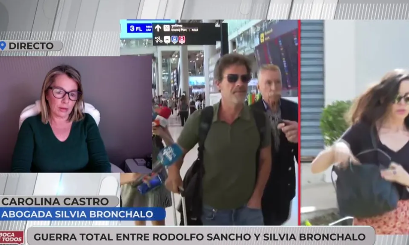 Captura de la entrevista que dio Carolina Castro, abogada de Silvia Bronchalo, en Tv.