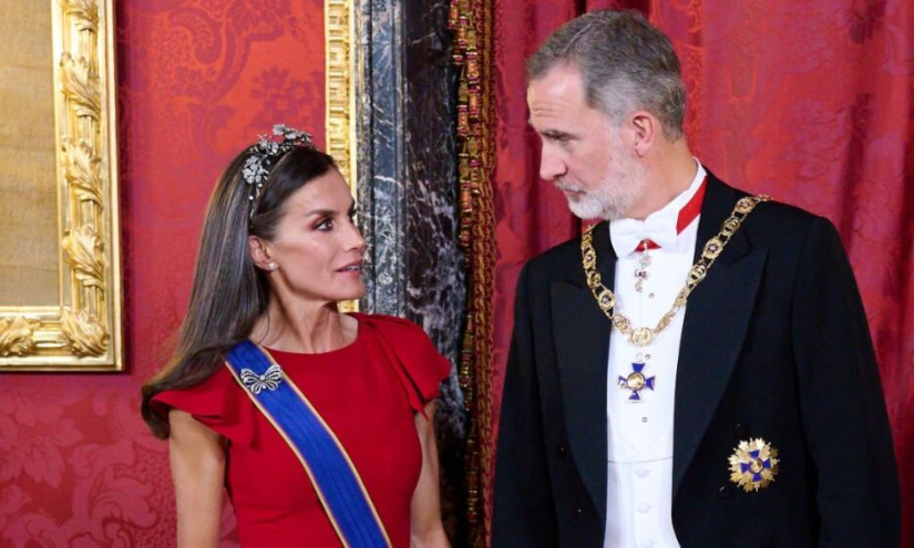 La reina Letizia y el rey Felipe VI.