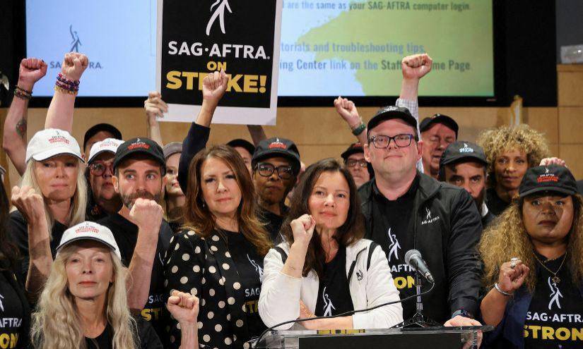El jueves 13 de julio el sindicato de actores de Hollywood se unió a los guionistas en huelga histórica en la industria