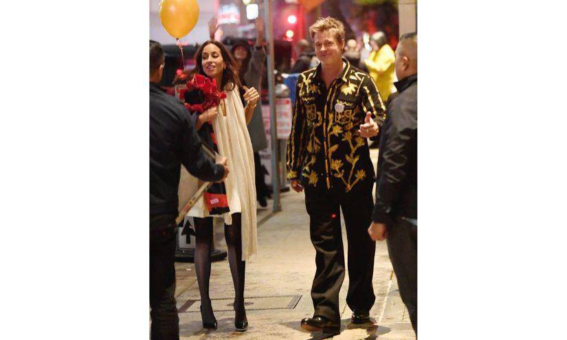 Brad Pitt e Inés del Ramón.