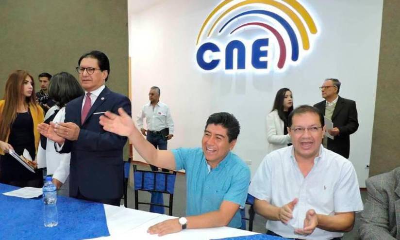 Jorge Yunda y Santiago Guarderas presentaron su inscripción para las elecciones seccionales de 2019