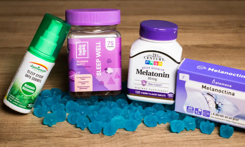 Imagen referencial. Melatonina en diferentes presentaciones.