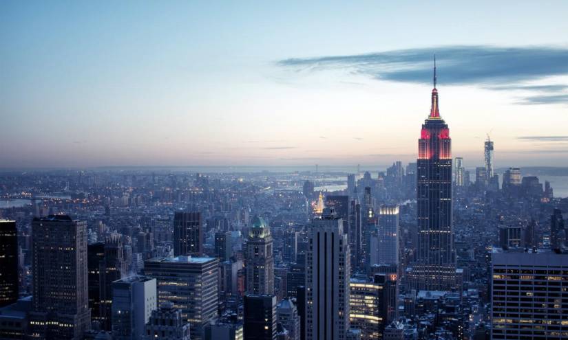 La ciudad de Nueva York es una de las más visitadas por turistas extranjeros.