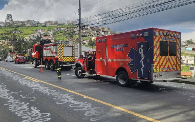 Accidente en el Valle de Quito