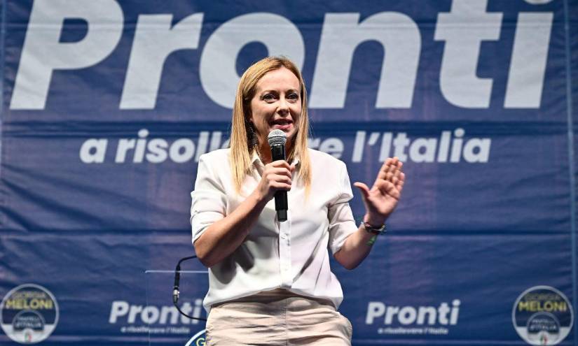 Giorgia Meloni, Primera Ministra italiana.
