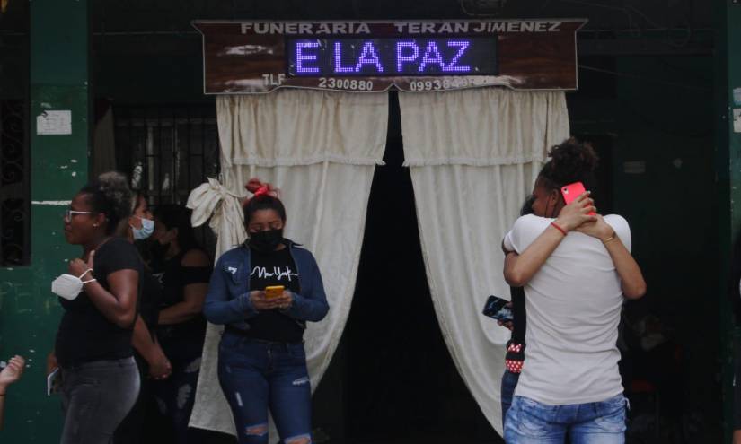 El cuerpo de Álex Quiñónez fue velado en Guayaquil