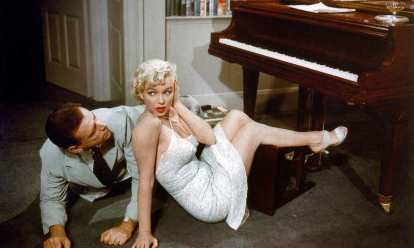 Imagen de la película La comezón del séptimo año (1955).