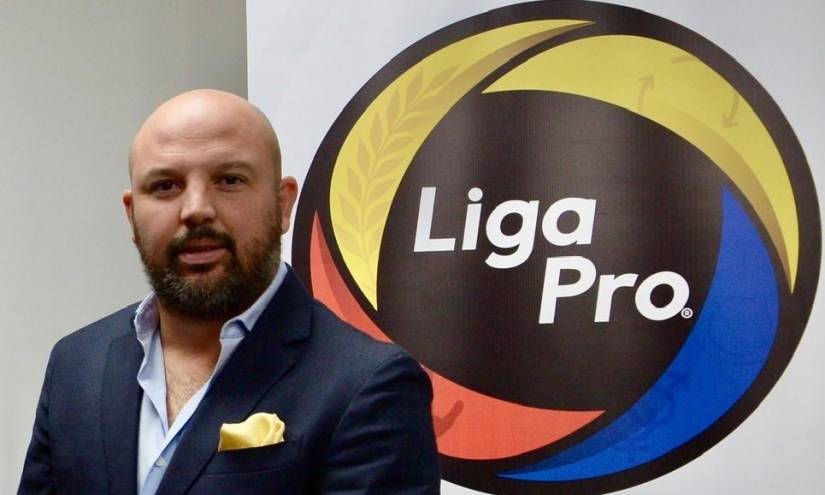 Miguel Ángel Loor, presidente de la Liga Pro EC.