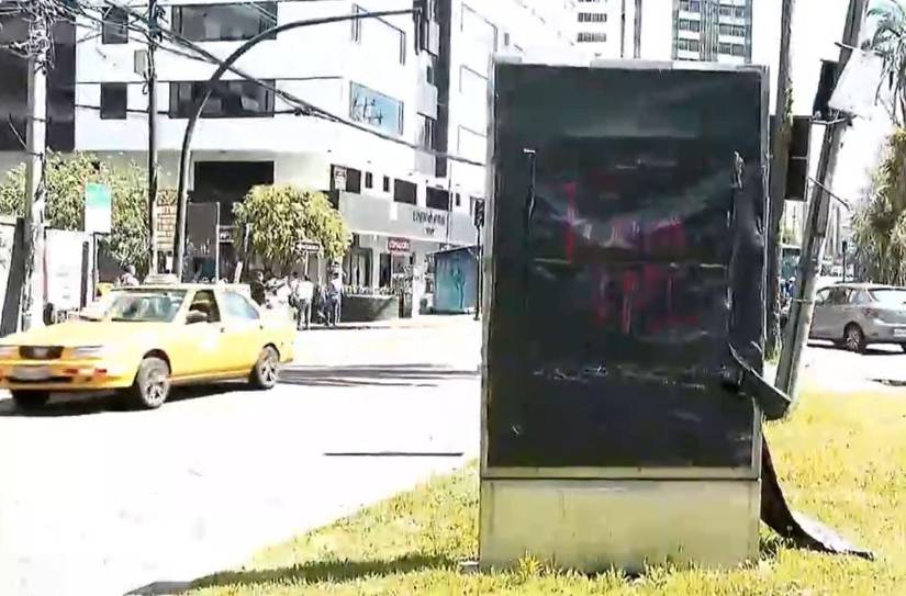 Infraestructura abandonada en Quito.