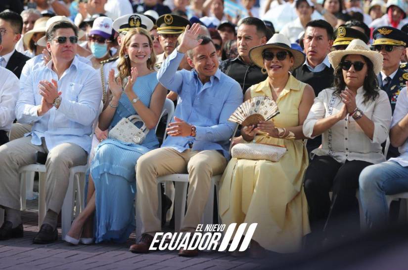 Daniel Noboa en un evento cultural por la Fundación de Guayaquil.