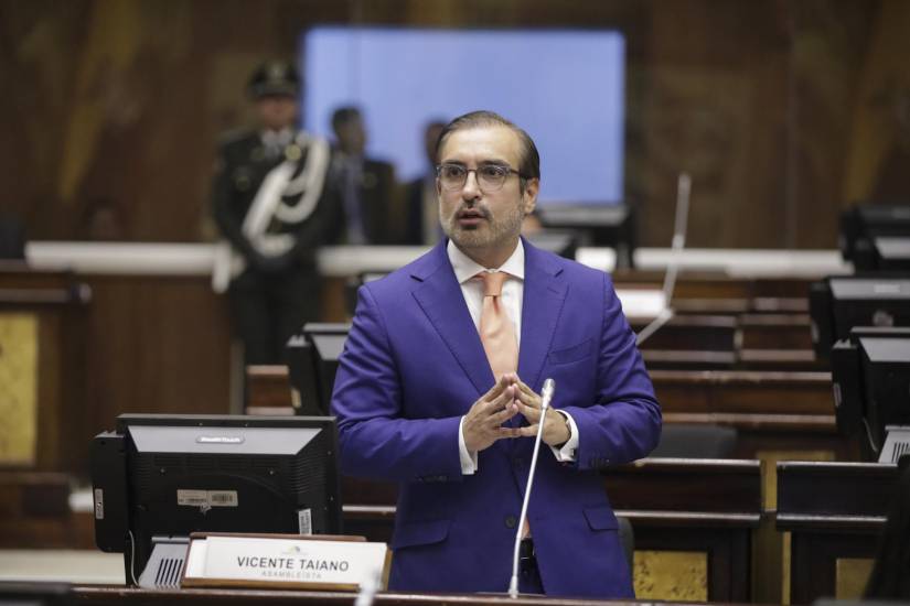 Vicente Taiano en el Pleno de la Asamblea.