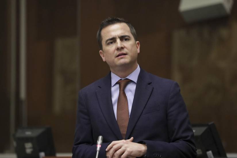 Jorge Peñafiel en el Pleno de la Asamblea.