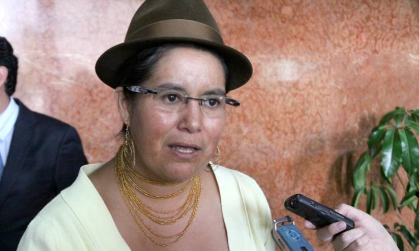 Lourdes Tibán se prepara para las elecciones seccionales 2023