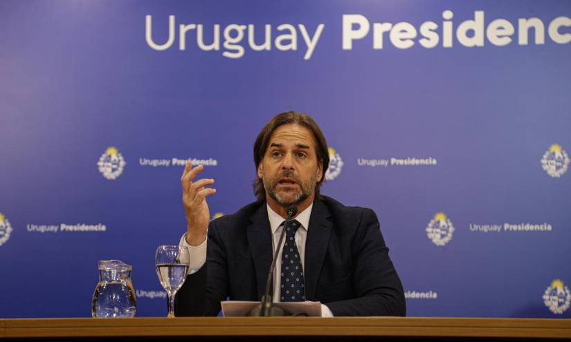 Foto de archivo del presidente de Uruguay, Luis Lacalle Pou.