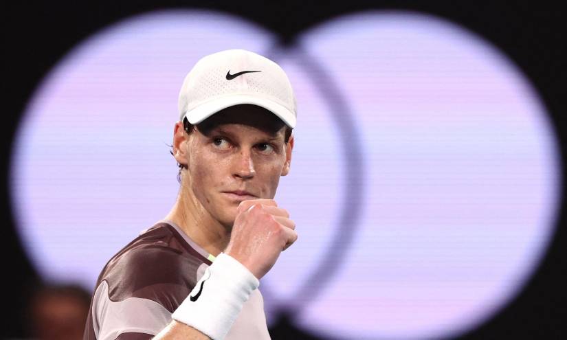 Jannik Sinner en la final del Abierto de Australia