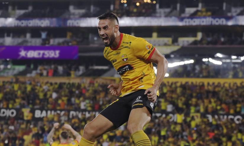 Francisco Fydriszewski anotó el segundo gol de Barcelona ante Guayaquil City.