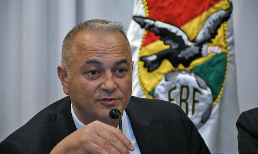 Fernando Costa, presidente de la Federación Boliviana de Fútbol.