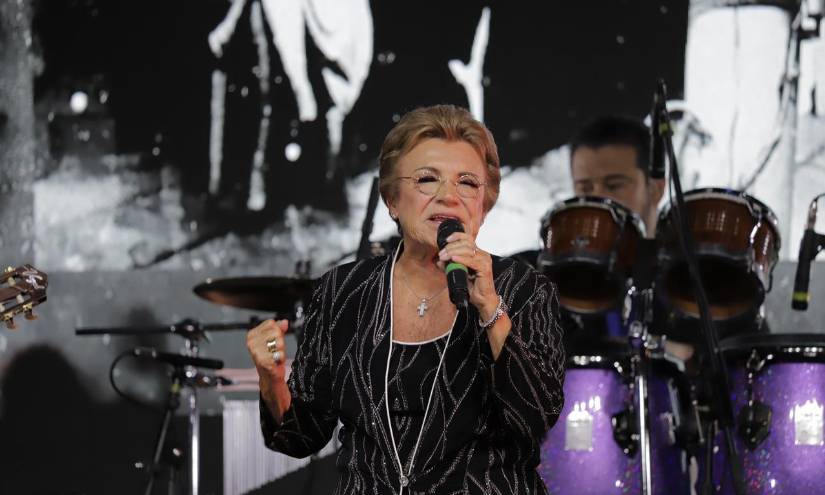 Patricia hizo un recorrido por su repertorio.