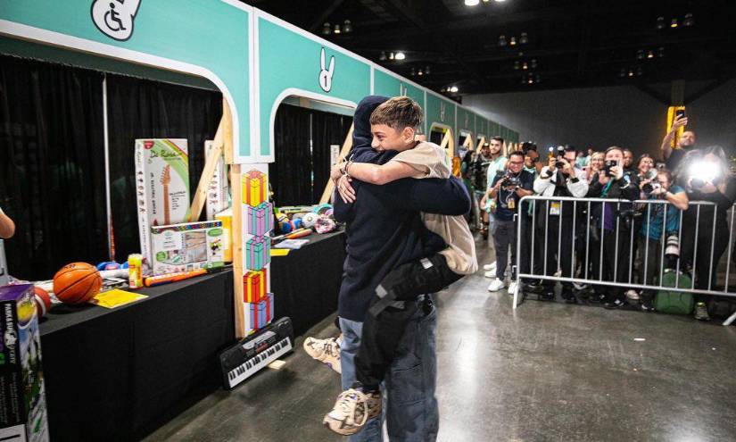 Imagen difundida por la fundación Good Bunny.