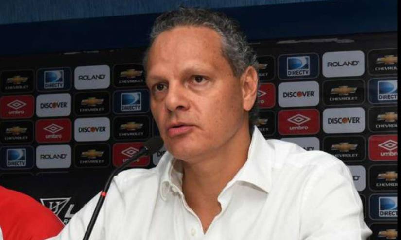 Esteban Paz, dirigente de Liga de Quito