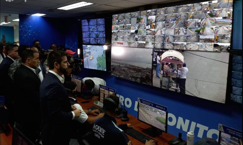 Durán estrena su centro de monitoreo con 150 cámaras de alta resolución para la seguridad y situaciones de emergencias