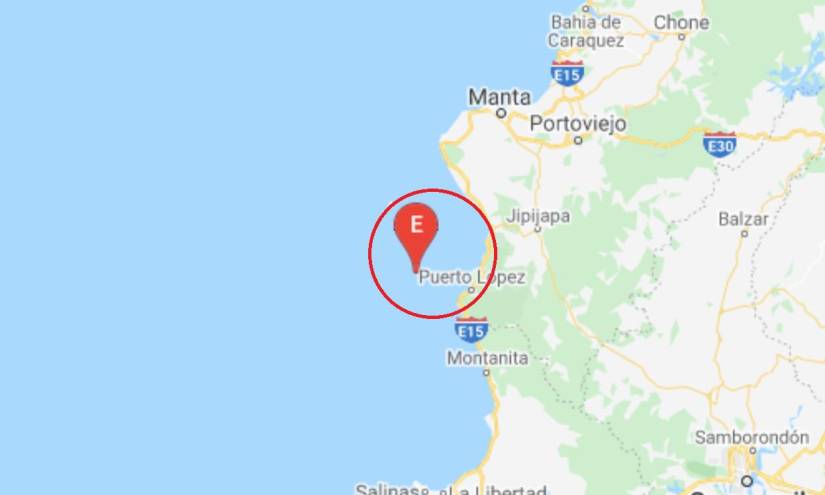 Sismo de 4,36 en zona de enjambre de temblores cerca de Puerto López