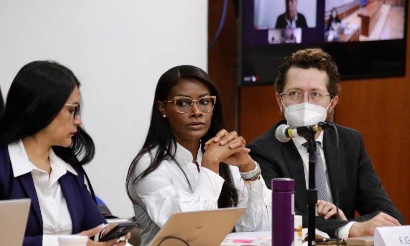 La fiscal Diana Salazar se encuentra en la audiencia de formulación de cargos.