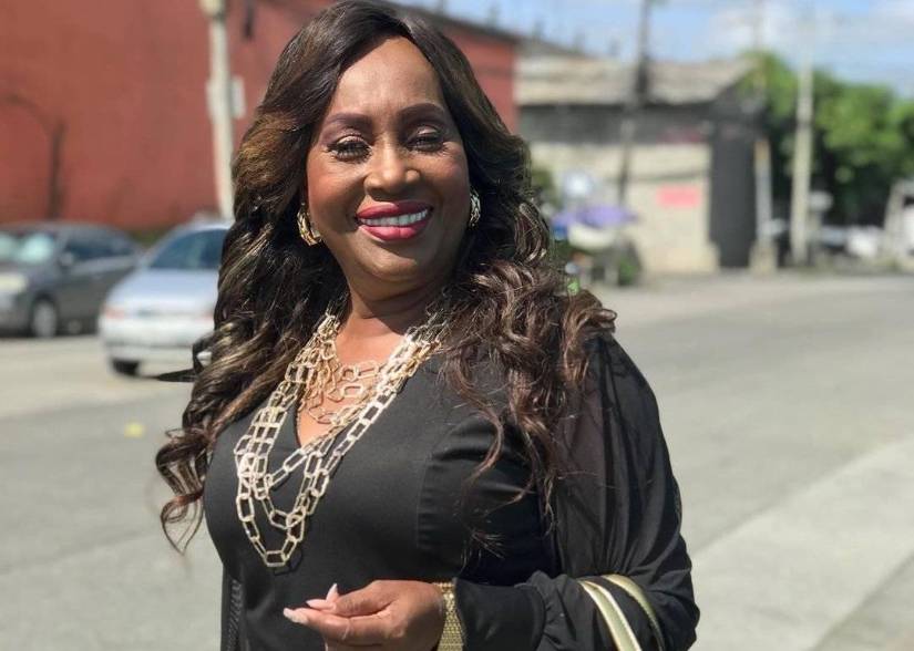 Mayra Montaño, presentadora de televisión.